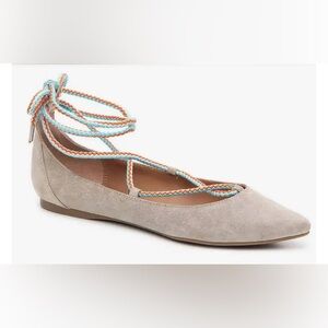 Steve Madden Suede Wrap Around Flats
